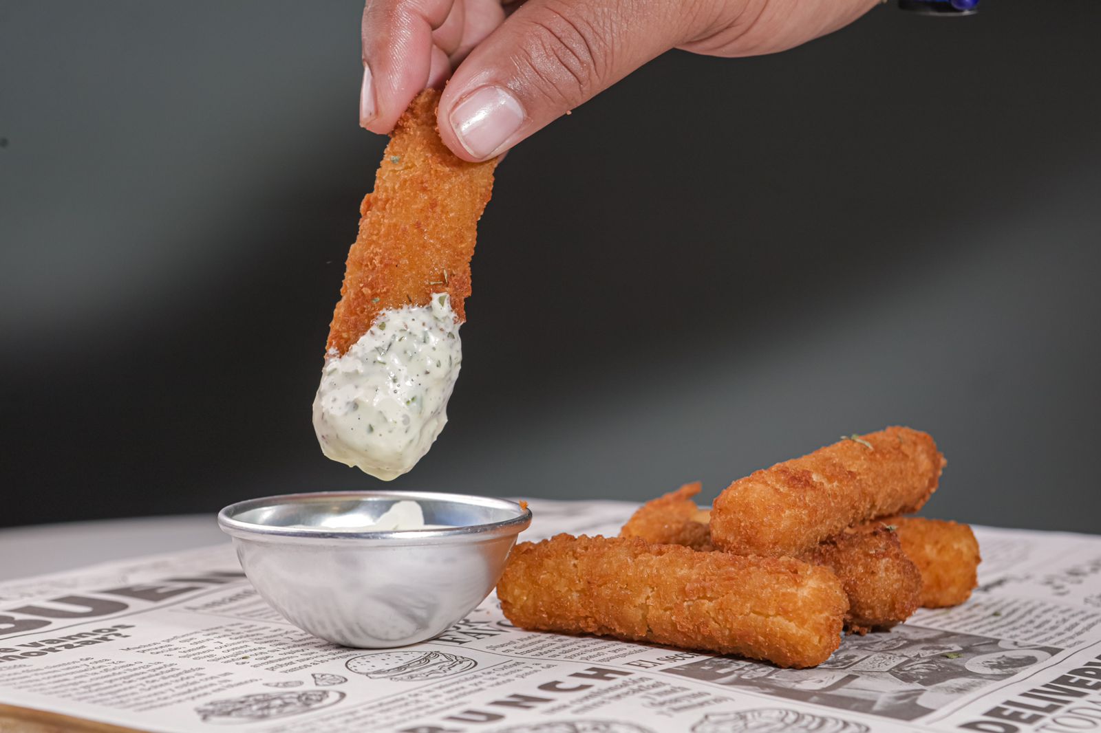 Palitos de mozarella